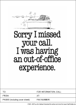 Out of Office Experience