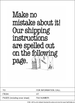 Shipping Instructions